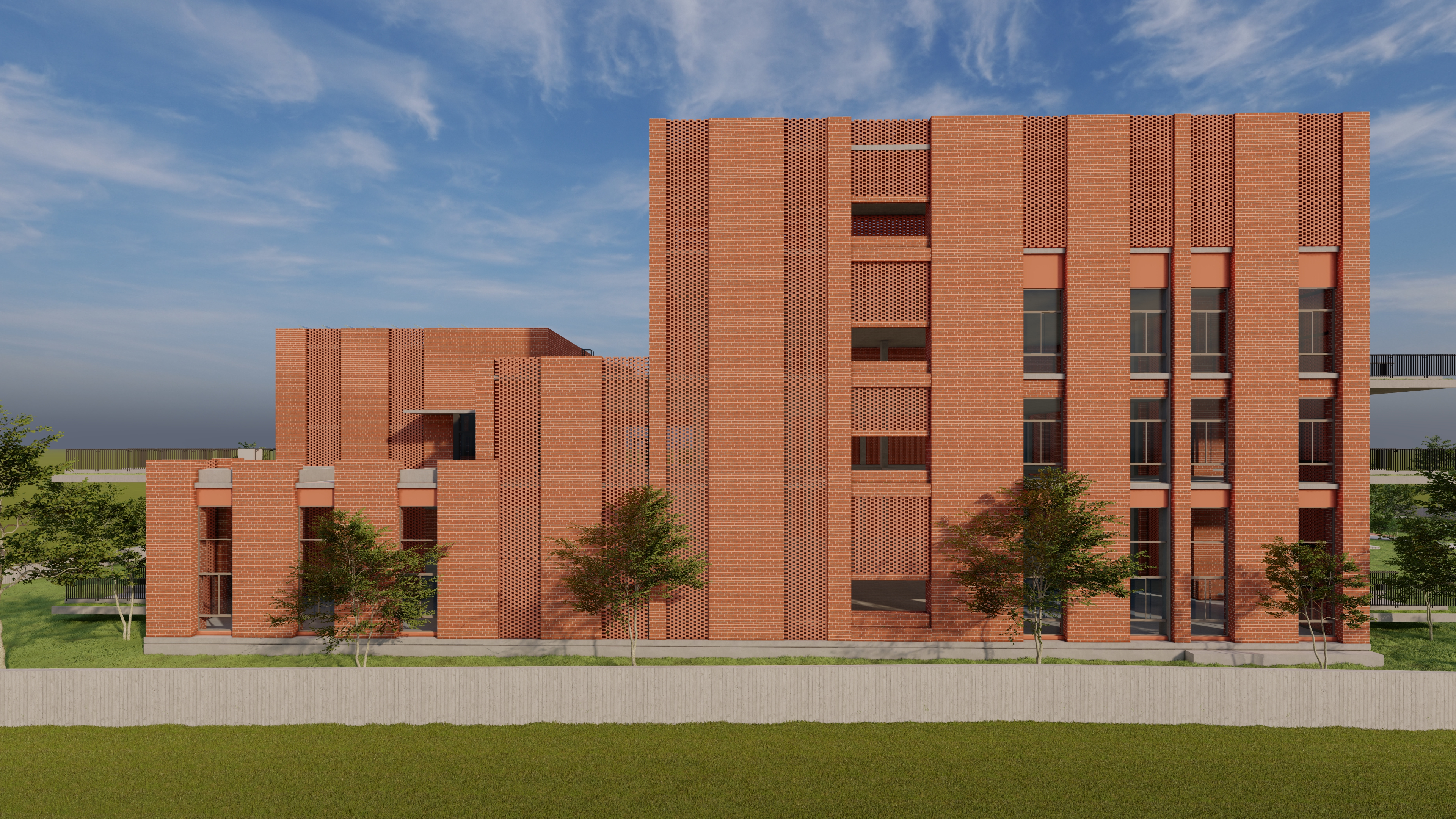 Laboratory Building (Pre-Fabricated Steel Structure)